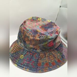 Natural Life Floral Velvet Bucket Hat